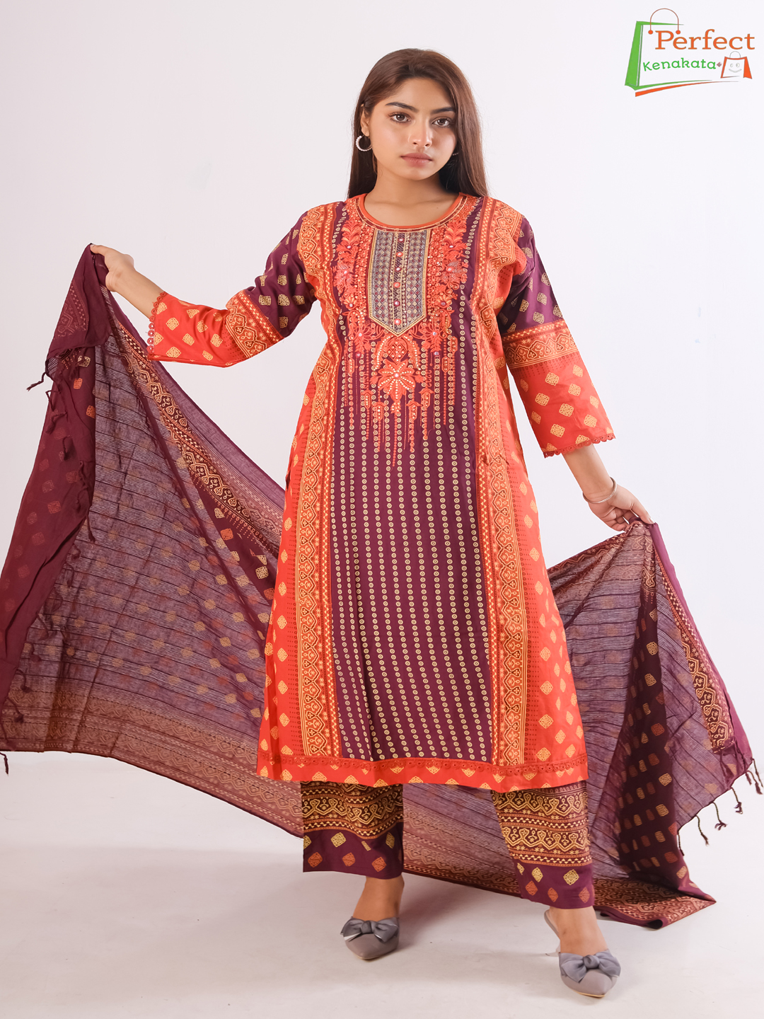 প্রিমিয়াম আরঙ কটন থ্রি-পিস কোড : P0193