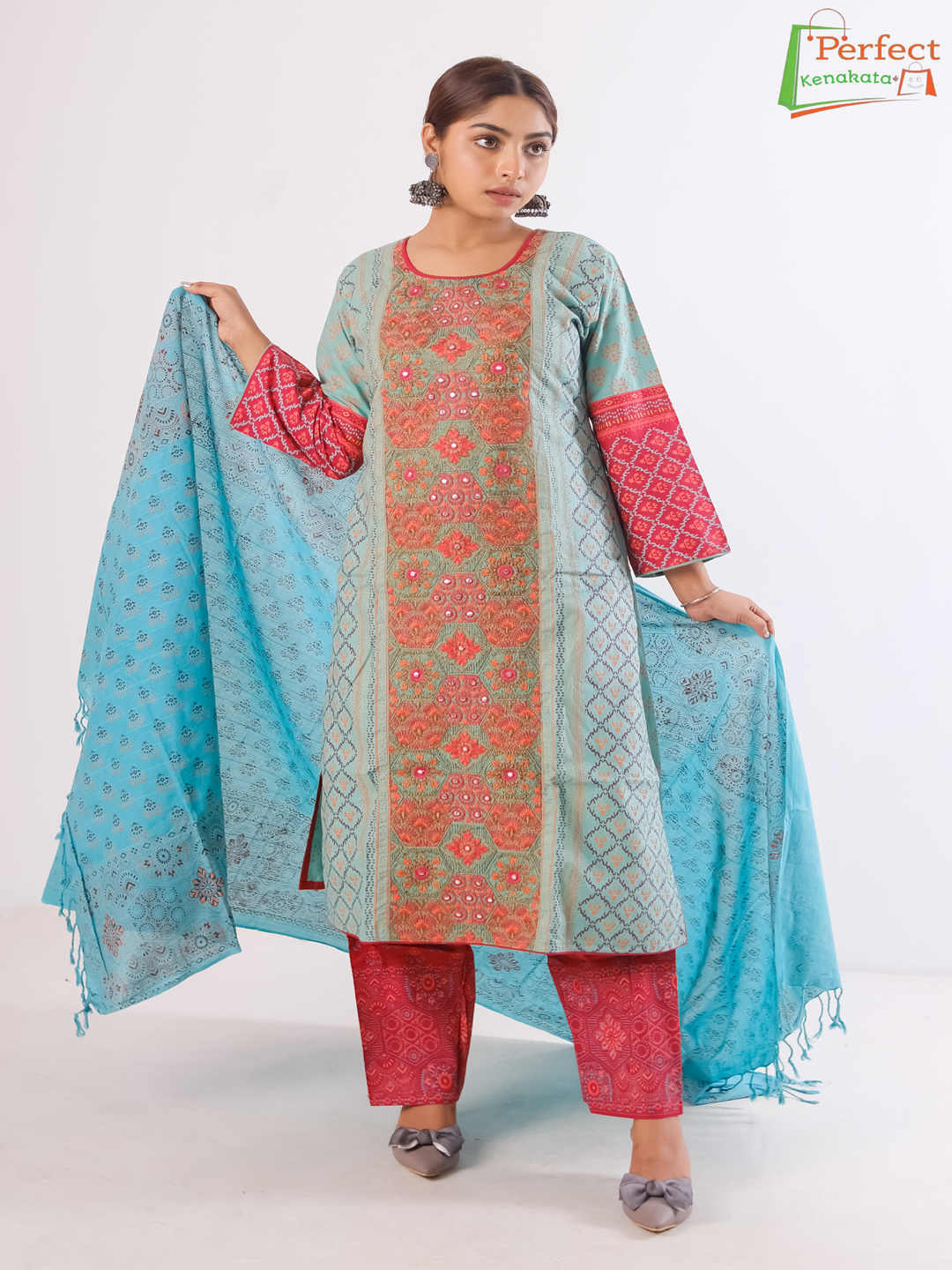 প্রিমিয়াম কটন থ্রি-পিস কোড : P0198